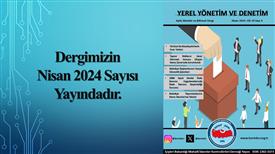 Dergimizin Nisan 2024 sayısı çıktı.